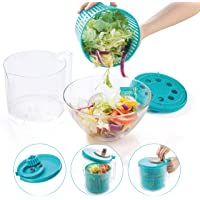 Los mejores  - BERELA HOME - GRINDAL Centrifugadora Ensalada- Centrifugadora de Lechugas Color Azul- Escurridor de Ensalada Libre de…